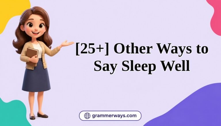 other ways to say sleep well