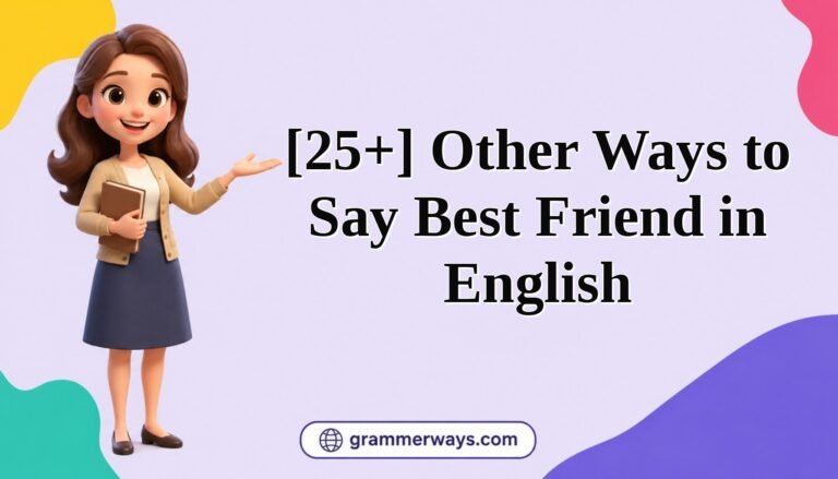 other ways to say best friend in english