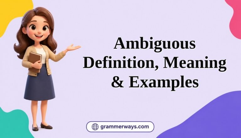 ambiguous definition meaning examples