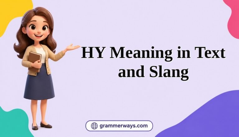 hy meaning in text and slang