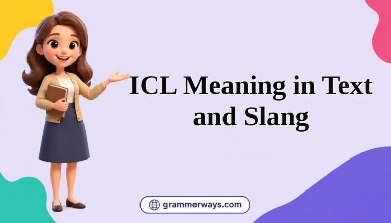 icl meaning in text and slang