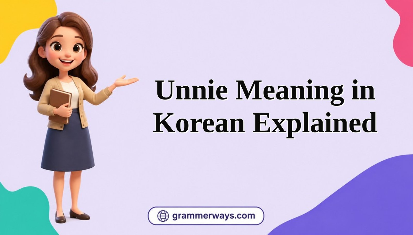 unnie meaning in korean explained