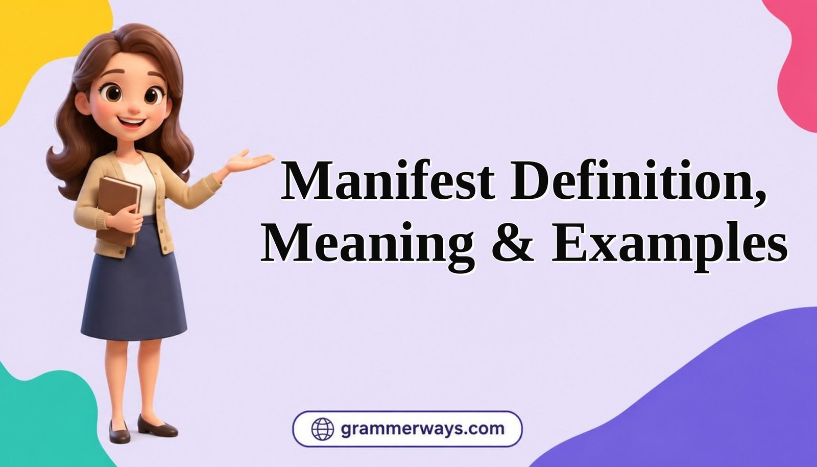 manifest definition meaning examples