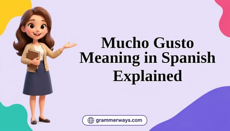 mucho gusto meaning in spanish explained